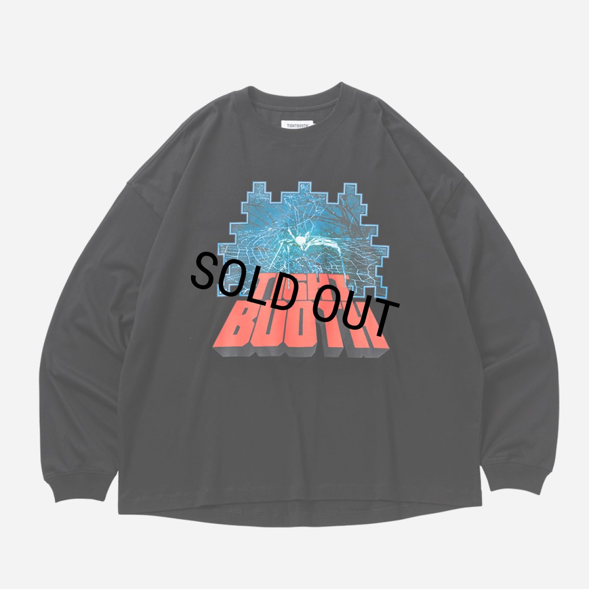 画像1: 【20%OFF】TIGHTBOOTH/SPIDER WALK LS T-SHIRT（Black）［スパイダーウォーク長袖T-25秋冬］ (1)