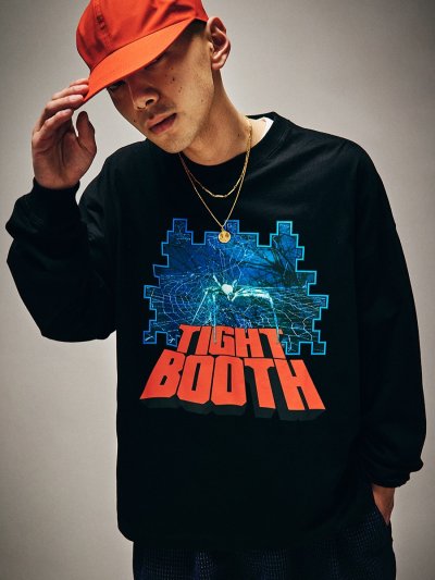画像2: TIGHTBOOTH/SPIDER WALK LS T-SHIRT（Black）［スパイダーウォーク長袖T-25秋冬］