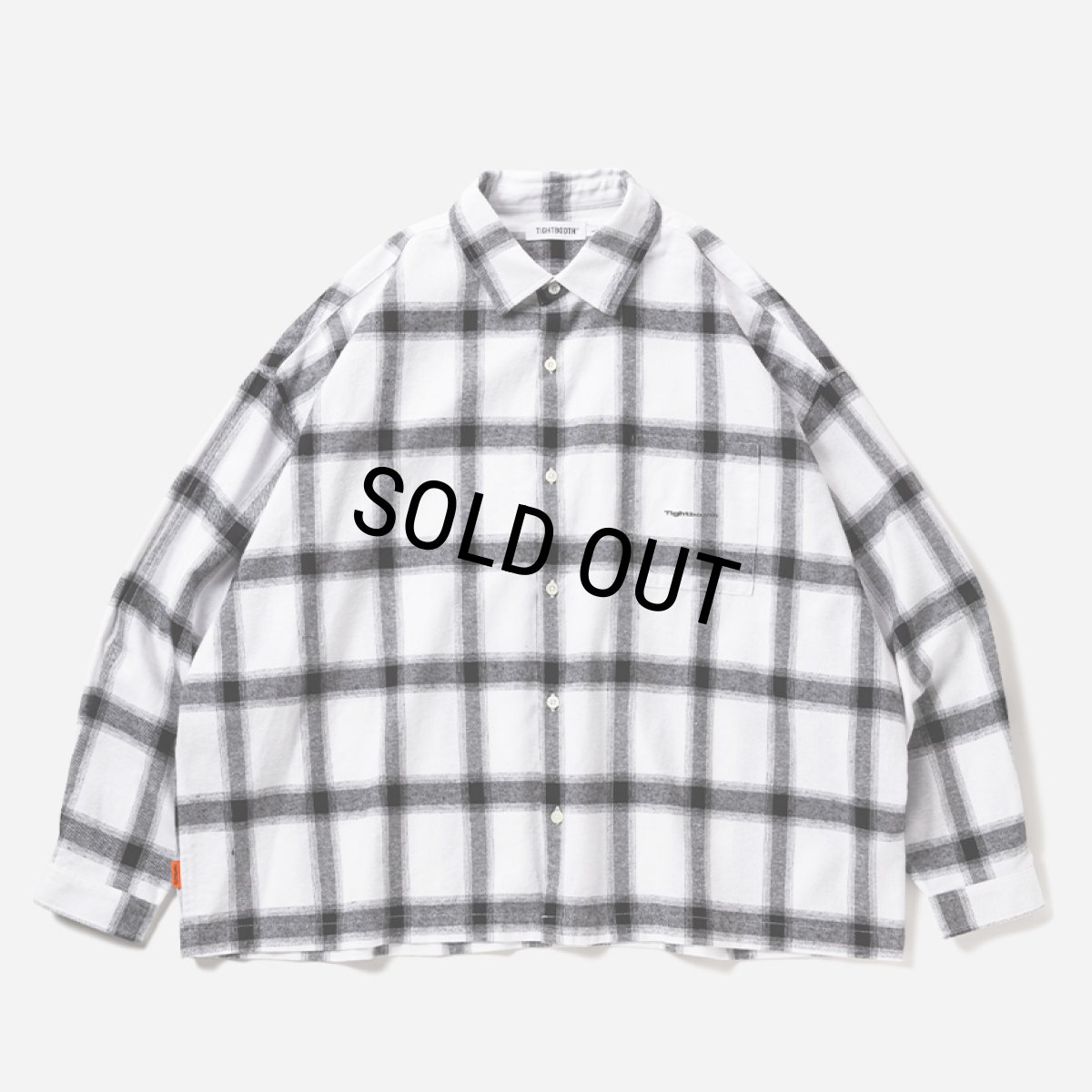 画像1: TIGHTBOOTH/PLAID LS SHIRT（White）［チェックシャツ-25秋冬］ (1)