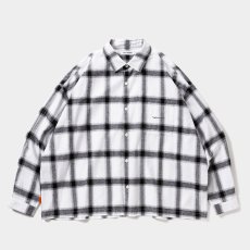 画像1: TIGHTBOOTH/PLAID LS SHIRT（White）［チェックシャツ-25秋冬］ (1)
