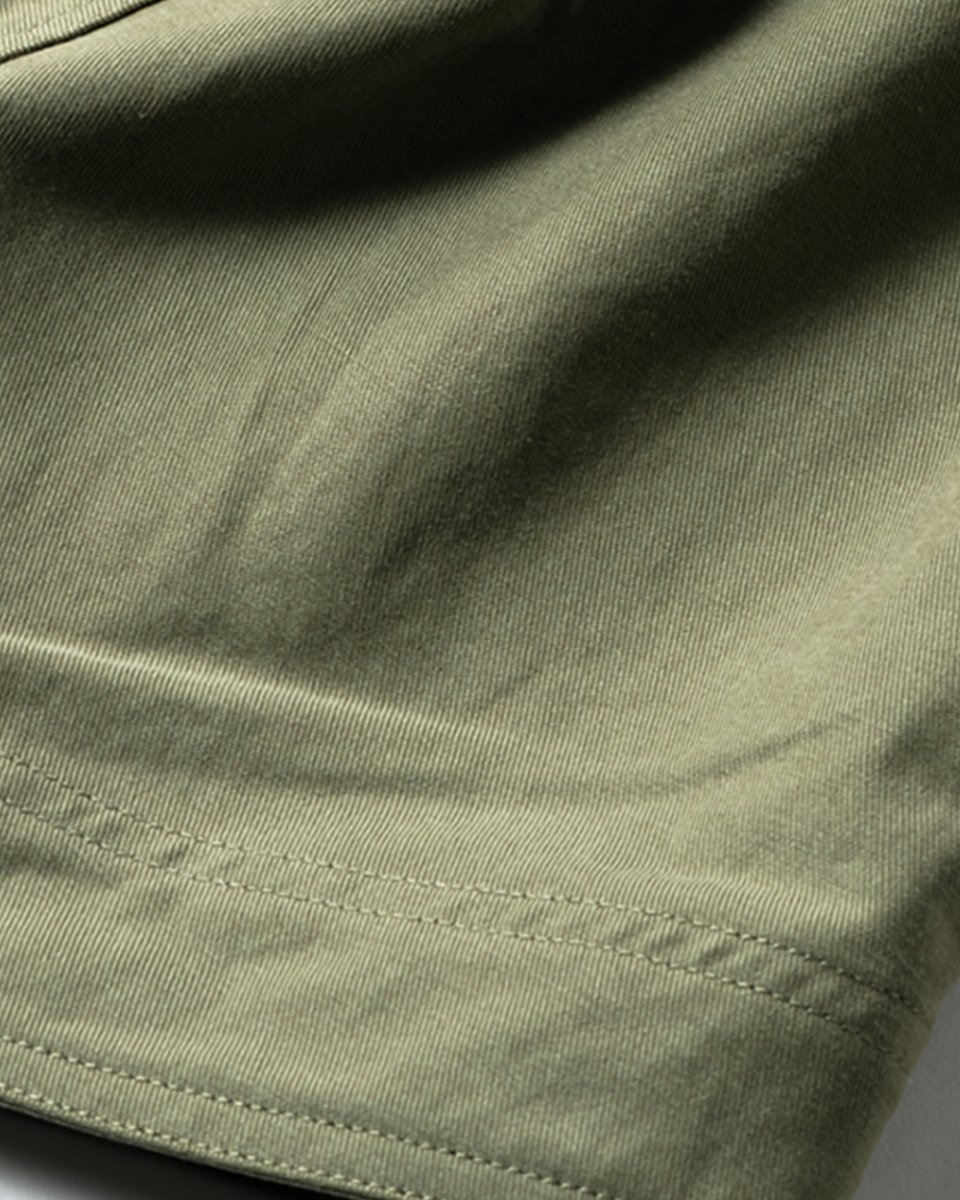 画像12: TIGHTBOOTH/LABEL LOGO BDU SHIRT（Olive）［ラベルロゴBDUシャツ-25秋冬］ (12)
