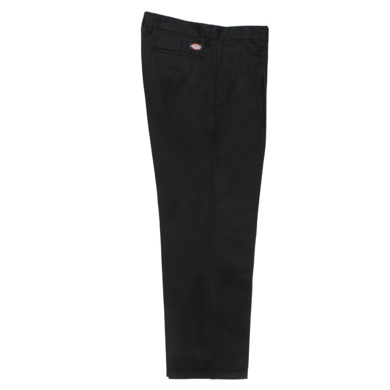 画像1: WACKO MARIA/DICKIES / PLEATED TROUSERS（BLACK）［ワンタックトラウザース-25秋冬］