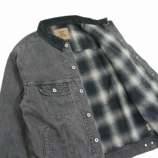 画像4: ROUGH AND RUGGED/HEADLIGHT（BLACK）［ユーズド加工デニムJKT-25秋冬］ (4)