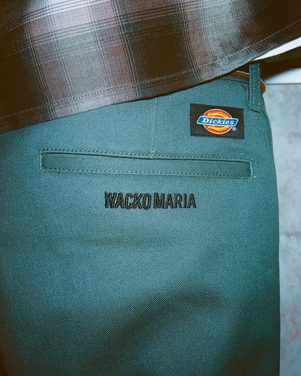 画像5: WACKO MARIA/DICKIES / PLEATED TROUSERS（GREEN）［ワンタックトラウザース-25秋冬］ (5)