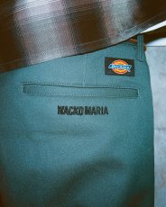 画像4: WACKO MARIA/DICKIES / PLEATED TROUSERS（GREEN）［ワンタックトラウザース-25秋冬］ (4)