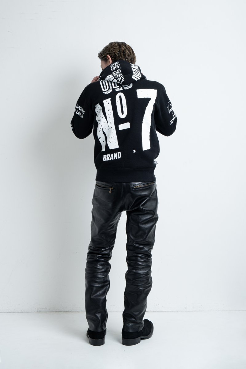 画像3: RATS/CRAZY HOODIE（BLACK）［クレイジーフーディー-25秋冬］