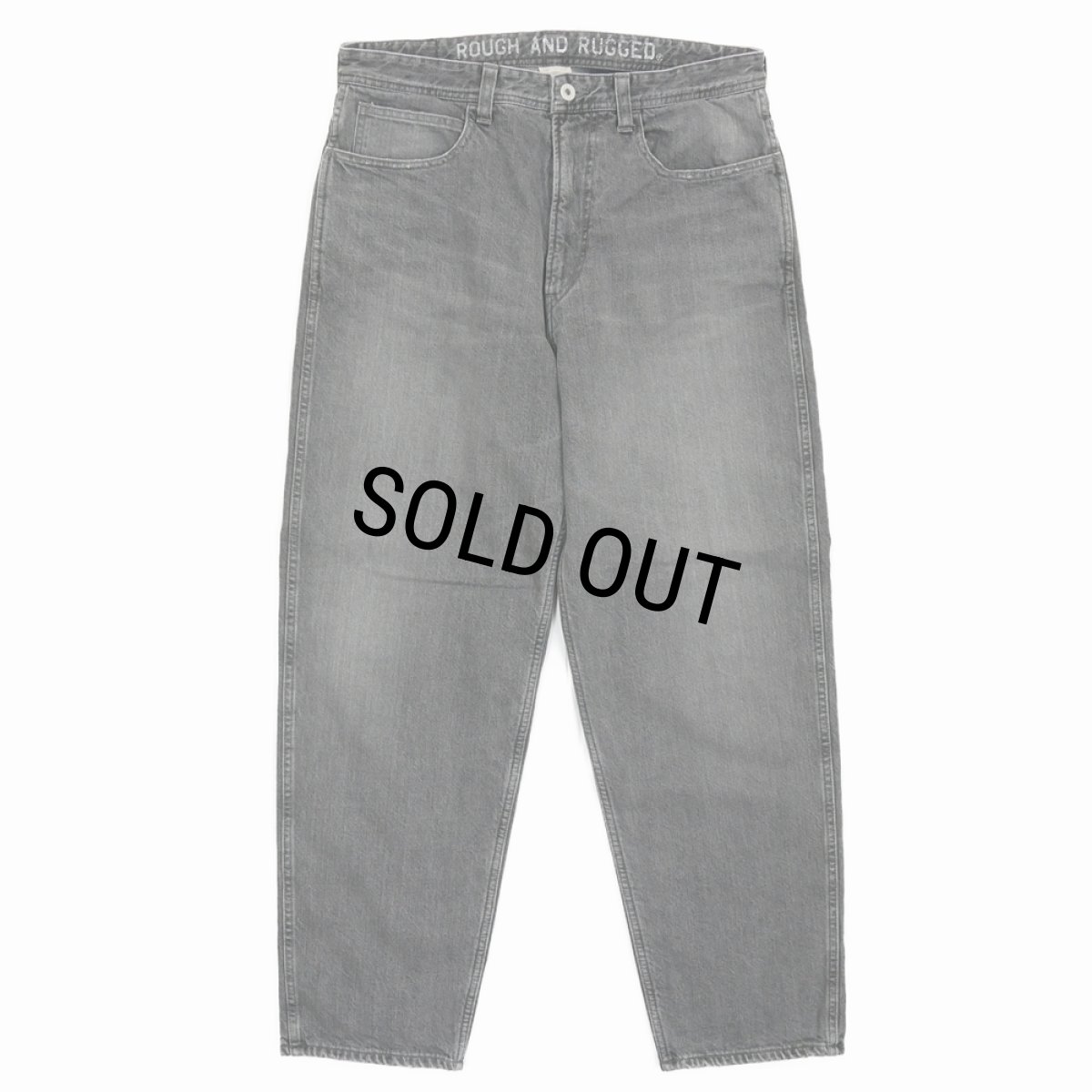 画像1: 【30%OFF】ROUGH AND RUGGED/BANKS（BLACK）［ユーズド加工デニムパンツ-25秋冬］ (1)