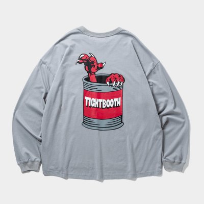 画像2: TIGHTBOOTH/DEADKEBAB LS T-SHIRT（Grey）［デッドケバブ長袖ポケT-25秋冬］