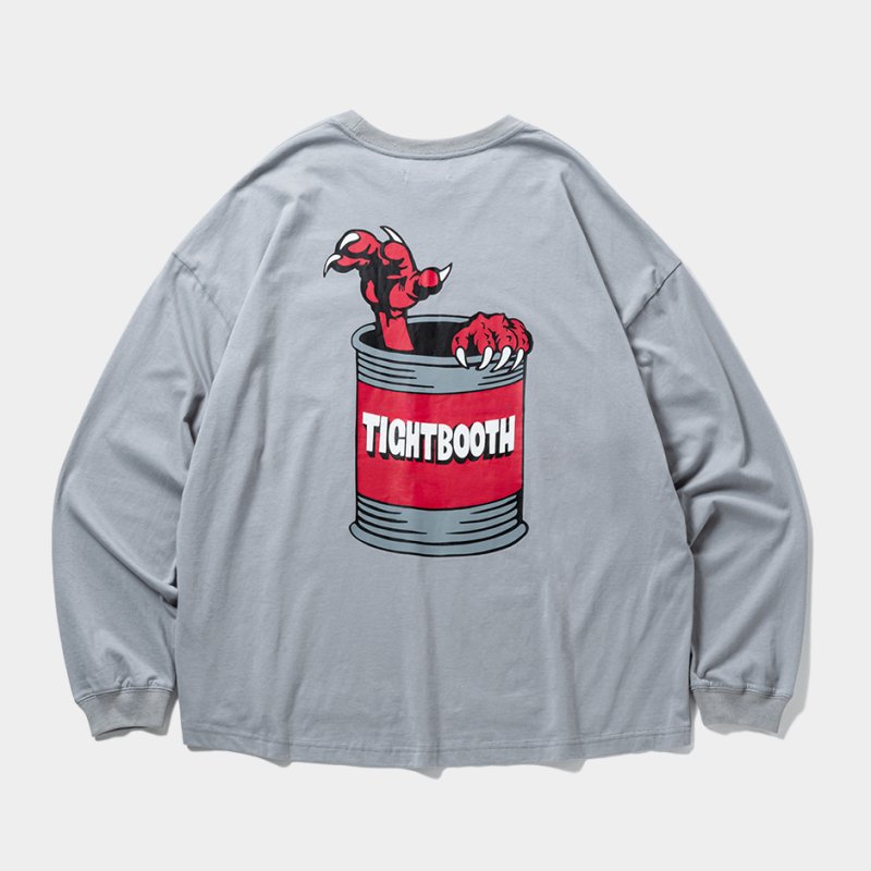 画像2: TIGHTBOOTH/DEADKEBAB LS T-SHIRT（Grey）［デッドケバブ長袖ポケT-25秋冬］