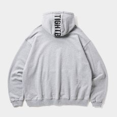 画像2: TIGHTBOOTH/HOODED LOGO SWEAT（Grey）［フーデッドロゴスウェット-25秋冬］ (2)