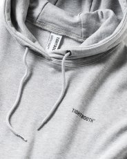 画像3: TIGHTBOOTH/HOODED LOGO SWEAT（Grey）［フーデッドロゴスウェット-25秋冬］ (3)