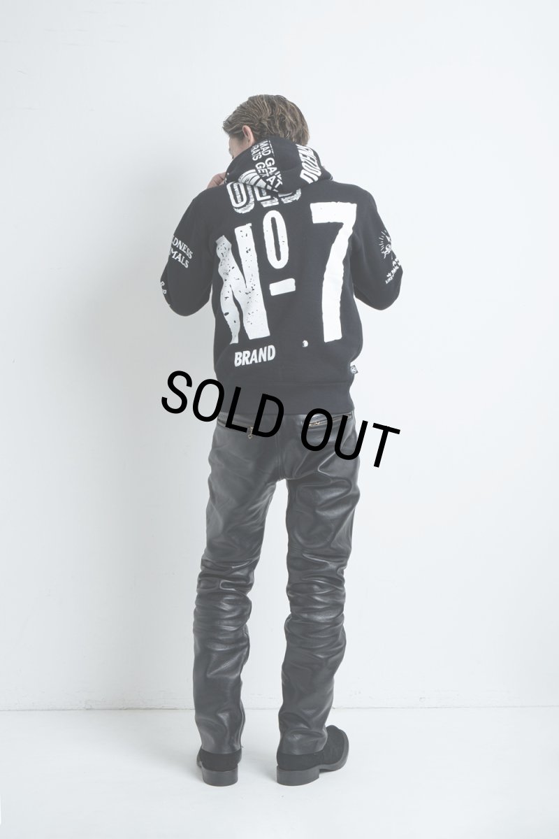 画像13: RATS/CRAZY HOODIE（BLACK）［クレイジーフーディー-25秋冬］ (13)