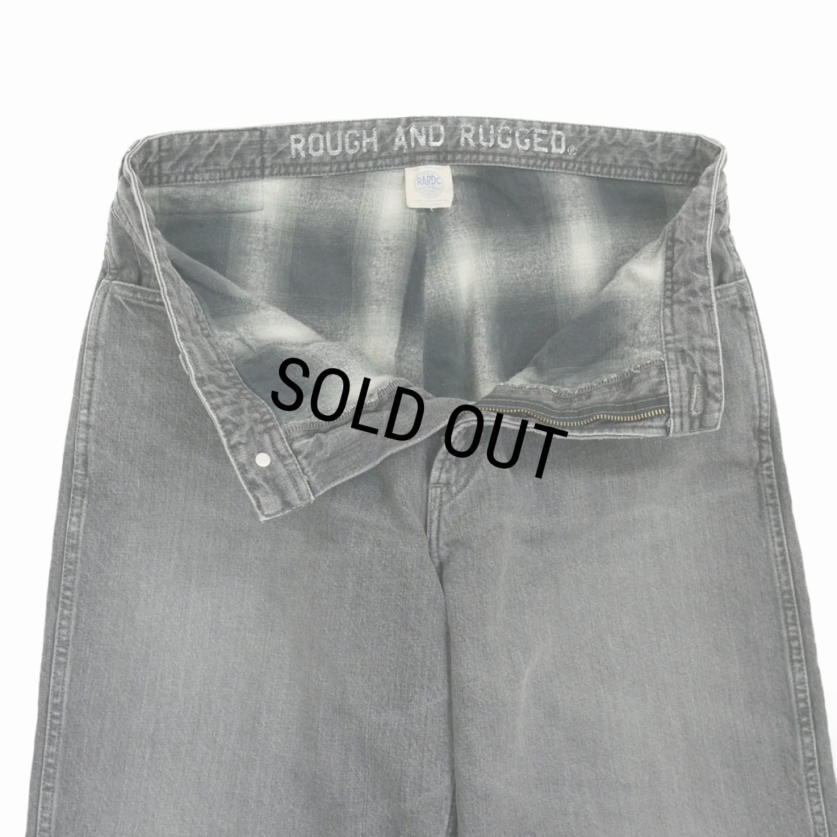 画像6: 【30%OFF】ROUGH AND RUGGED/BANKS（BLACK）［ユーズド加工デニムパンツ-25秋冬］ (6)