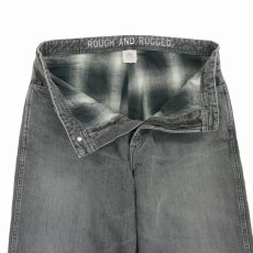 画像6: ROUGH AND RUGGED/BANKS（BLACK）［ユーズド加工デニムパンツ-25秋冬］ (6)