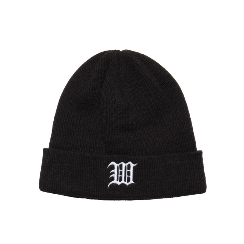 画像1: WACKO MARIA/WATCH CAP（BLACK）［ワッチキャップ-25秋冬］