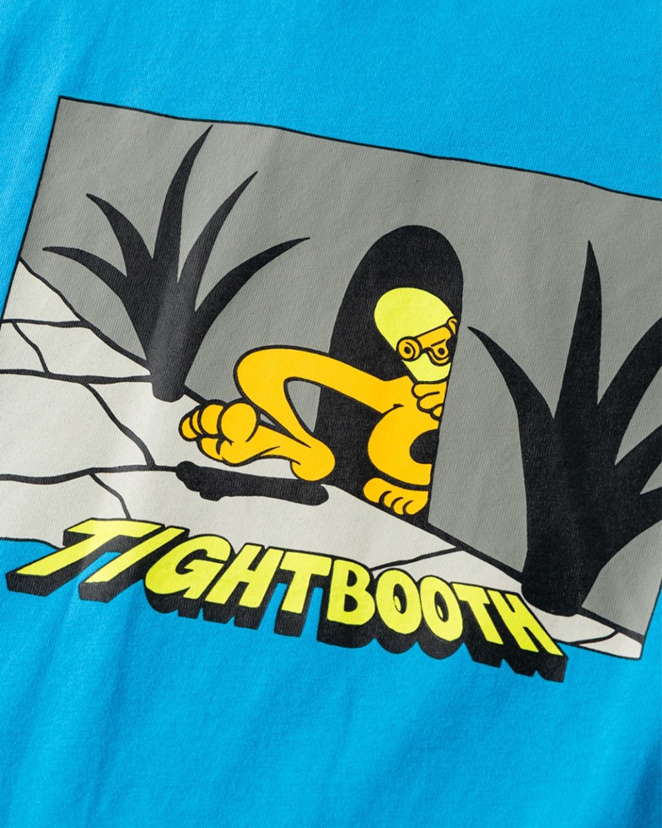 画像3: TIGHTBOOTH/BIG YELLOW 3/4 SLEEVE T-SHIRT（Light Blue）［ビッグイエロー7分袖T-25秋冬］ (3)