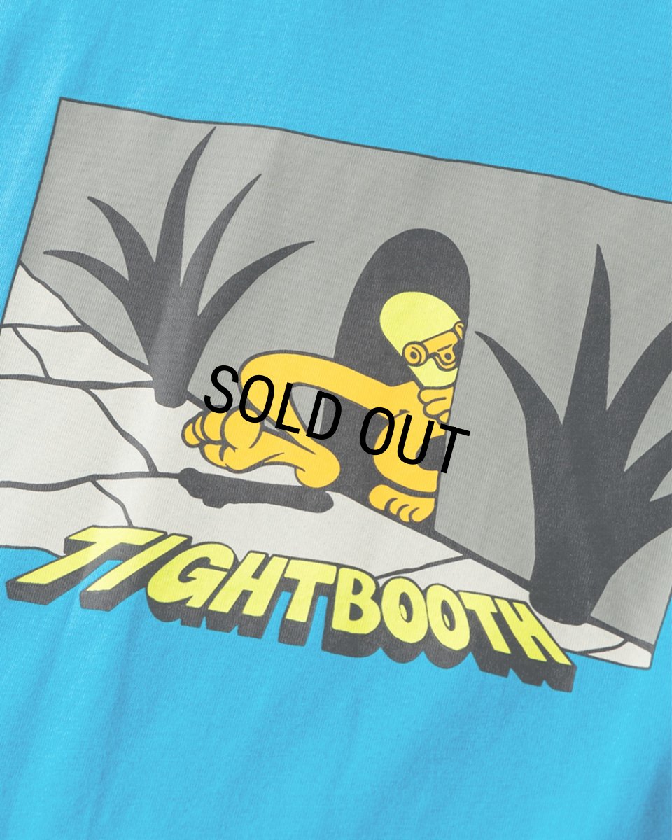 画像3: 【30%OFF】TIGHTBOOTH/BIG YELLOW 3/4 SLEEVE T-SHIRT（Light Blue）［ビッグイエロー7分袖T-25秋冬］ (3)