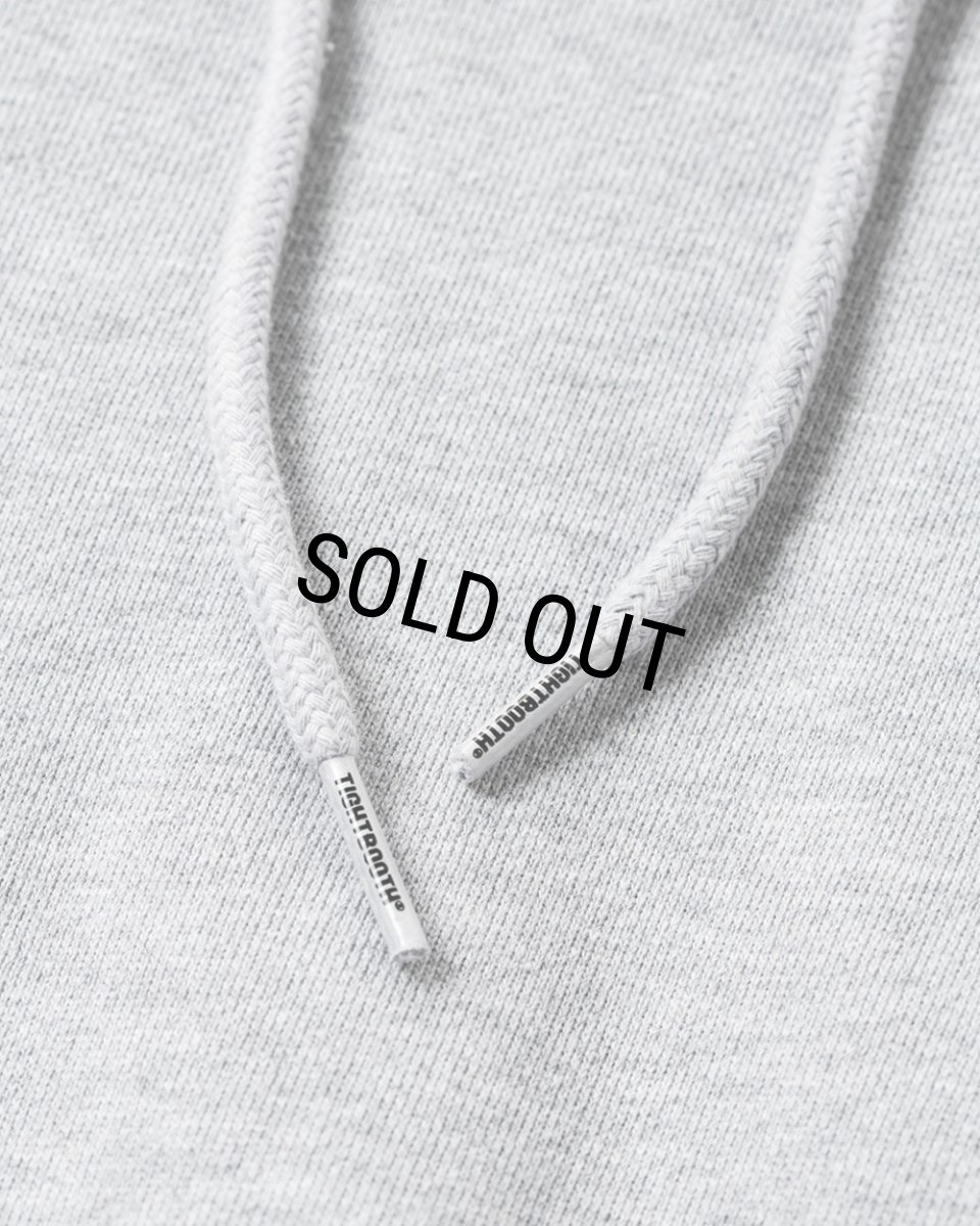 画像4: TIGHTBOOTH/HOODED LOGO SWEAT（Grey）［フーデッドロゴスウェット-25秋冬］ (4)