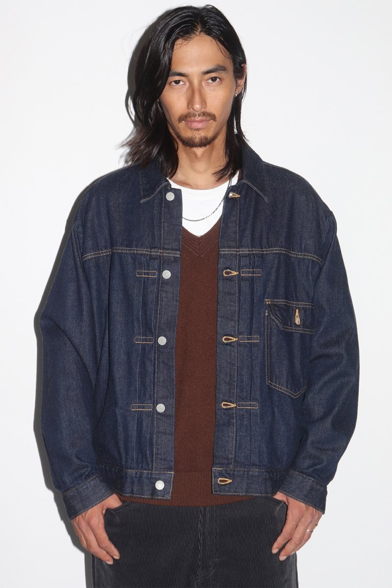 画像3: WACKO MARIA/DENIM TRUCKER JACKET（INDIGO）［デニムトラッカーJKT-25秋冬］ (3)