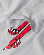画像5: TIGHTBOOTH/DEADKEBAB LS T-SHIRT（Grey）［デッドケバブ長袖ポケT-25秋冬］ (5)