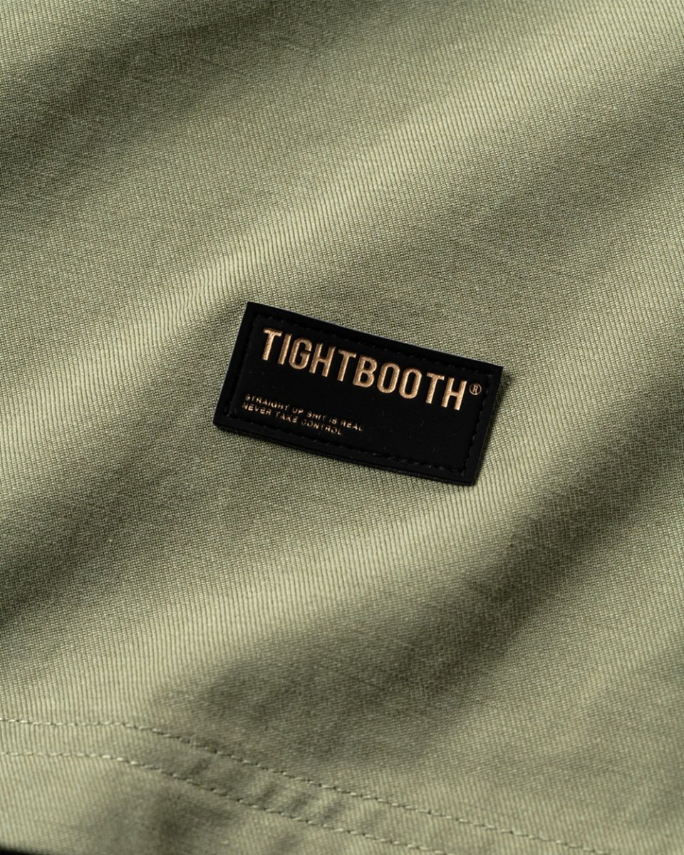 画像8: TIGHTBOOTH/LABEL LOGO BDU SHIRT（Olive）［ラベルロゴBDUシャツ-25秋冬］ (8)