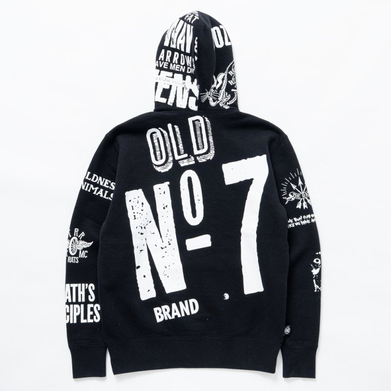 画像2: RATS/CRAZY HOODIE（BLACK）［クレイジーフーディー-25秋冬］
