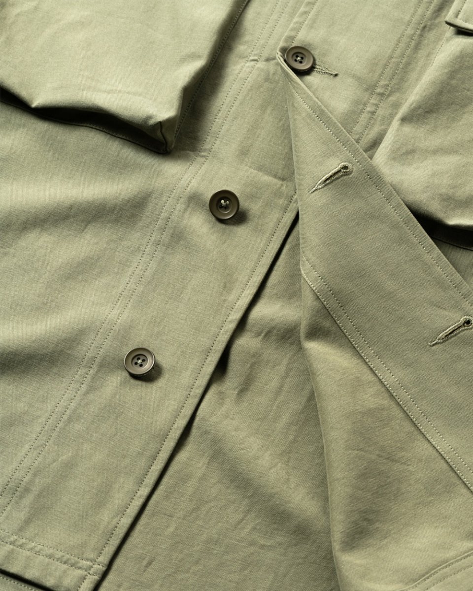 画像9: TIGHTBOOTH/LABEL LOGO BDU SHIRT（Olive）［ラベルロゴBDUシャツ-25秋冬］ (9)