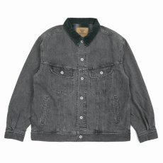 画像1: ROUGH AND RUGGED/HEADLIGHT（BLACK）［ユーズド加工デニムJKT-25秋冬］ (1)