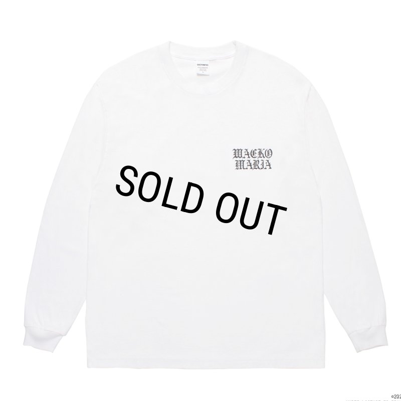 ワコマリア DEATH ROW RECORDS ロンT 白 L ワコマリア DEATH ROW RECORDS ロンT 白 L WACKO MARIA/DEATH ROW