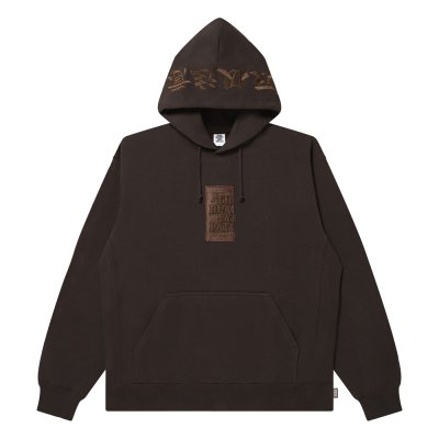 画像1: BlackEyePatch/HWC LABEL HOODIE（BROWN）