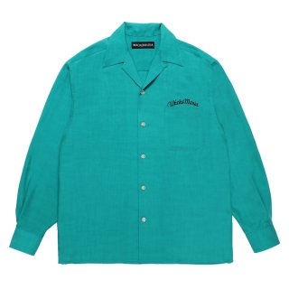 【WACKO MARIA】 ワコマリア オープンカラー シャツ 長袖 WACKO MARIA ワコマリア オープンカラー 開襟 長袖 シャツ