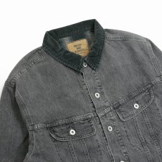 画像3: ROUGH AND RUGGED/HEADLIGHT（BLACK）［ユーズド加工デニムJKT-25秋冬］ (3)
