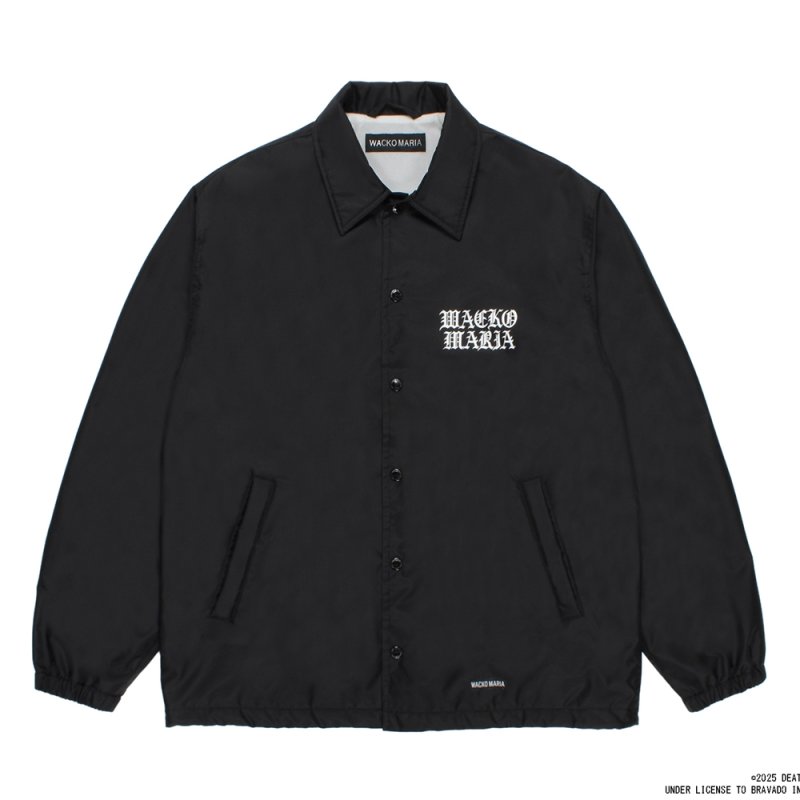 画像1: WACKO MARIA/DEATH ROW RECORDS / COACH JACKET（BLACK）［コーチJKT-25秋冬］