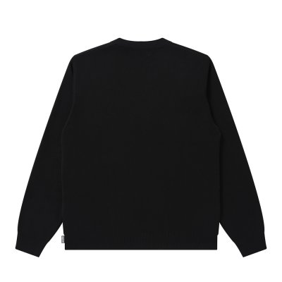 画像2: BlackEyePatch/SMALL OG LABEL CARDIGAN（BLACK）