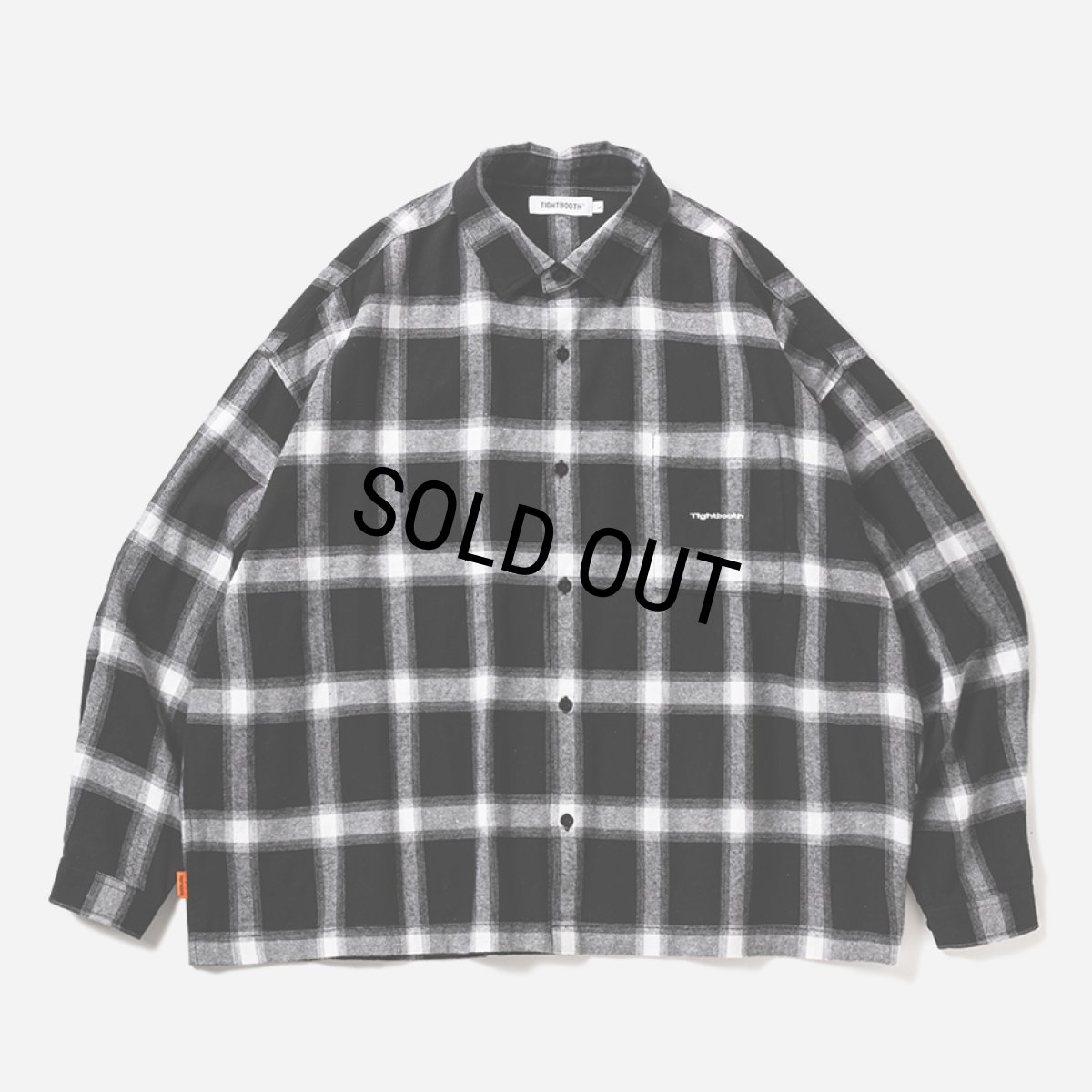 画像1: TIGHTBOOTH/PLAID LS SHIRT（Black）［チェックシャツ-25秋冬］ (1)