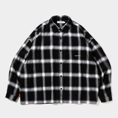 画像1: TIGHTBOOTH/PLAID LS SHIRT（Black）［チェックシャツ-25秋冬］ (1)