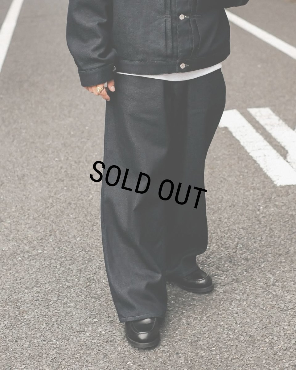 画像5: COOTIE PRODUCTIONS/Reverse Loop Denim 5 Pocket Baggy Easy Pants（Indigo Rigid）［リバースループデニム5ポケットバギーイージーパンツ-25秋冬］ (5)