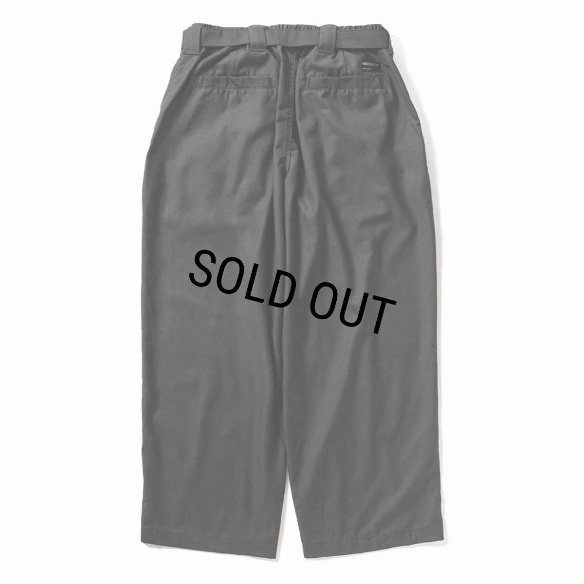 画像2: 【20%OFF】TIGHTBOOTH/BAGGY SLACKS（Charcoal）［バギースラックス-25秋冬］ (2)