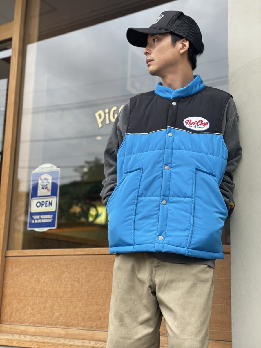 画像7: PORKCHOP/RACING VEST（BLUE/BLACK）［レーシングベスト-25秋冬］ (7)
