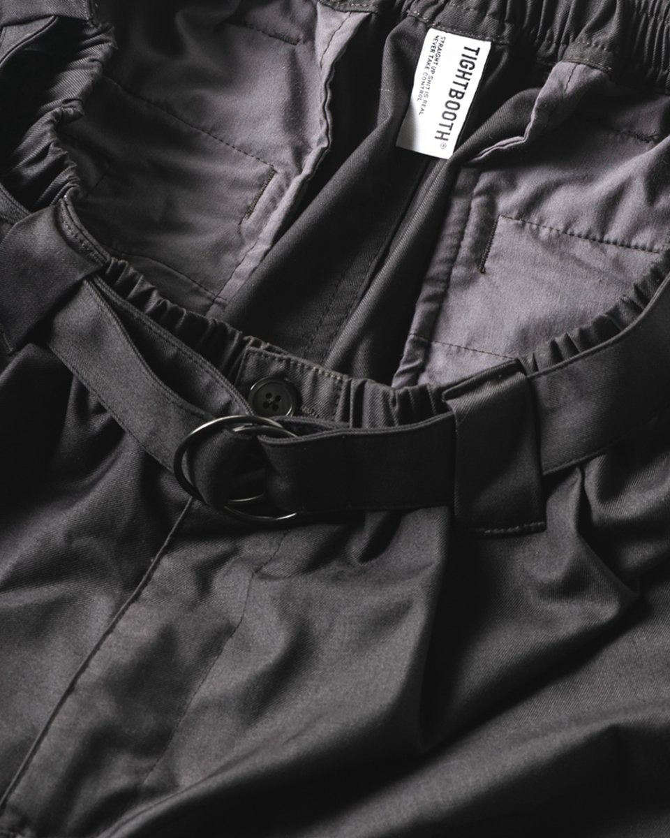 画像6: TIGHTBOOTH/BAGGY SLACKS（Charcoal）［バギースラックス-25秋冬］ (6)
