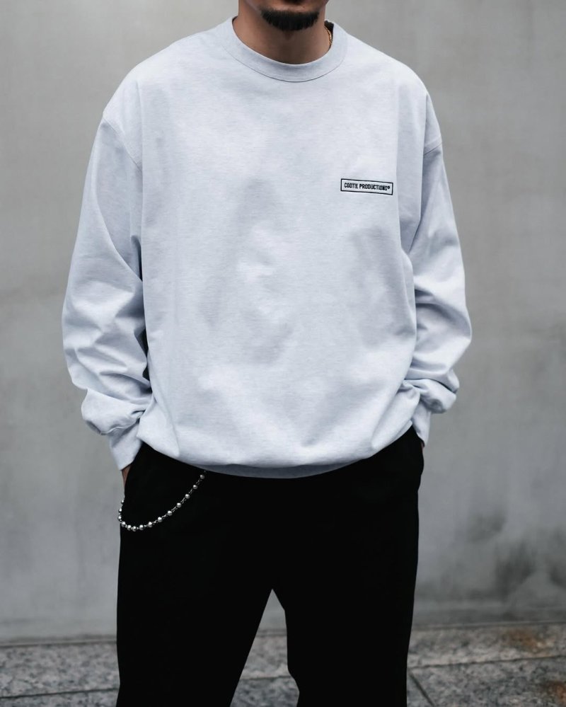 画像3: COOTIE PRODUCTIONS/Heavy Oz Jersey Plain Crew（Oatmeal）［プレーンクルー-25秋冬］