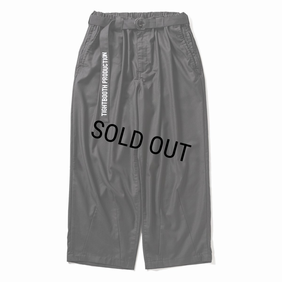 画像1: 【20%OFF】TIGHTBOOTH/BAGGY SLACKS（Charcoal）［バギースラックス-25秋冬］ (1)