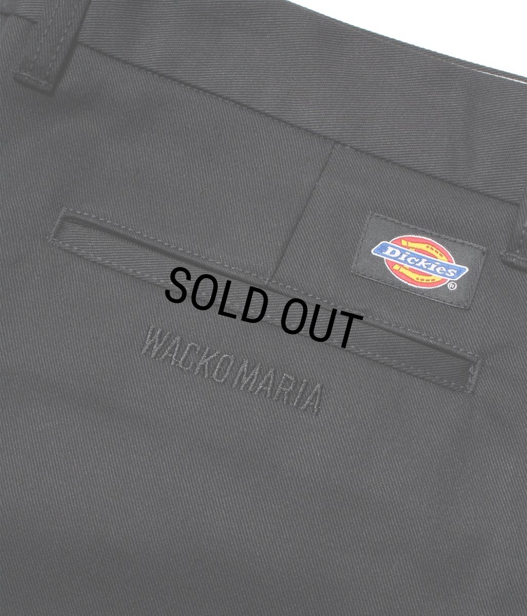 画像3: WACKO MARIA/DICKIES / PLEATED TROUSERS（BLACK）［ワンタックトラウザース-25秋冬］ (3)