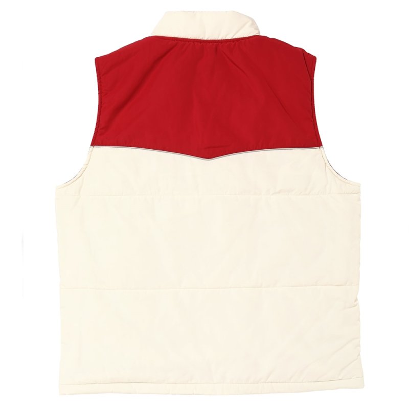 画像2: PORKCHOP/RACING VEST（BEIGE/RED）［レーシングベスト-25秋冬］