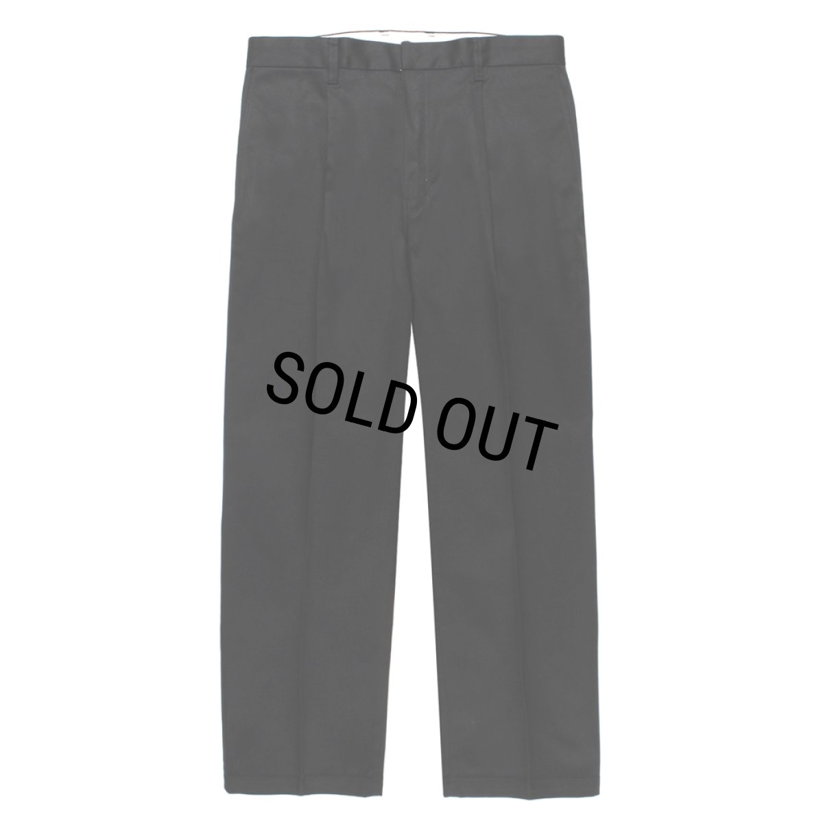 画像2: WACKO MARIA/DICKIES / PLEATED TROUSERS（BLACK）［ワンタックトラウザース-25秋冬］ (2)