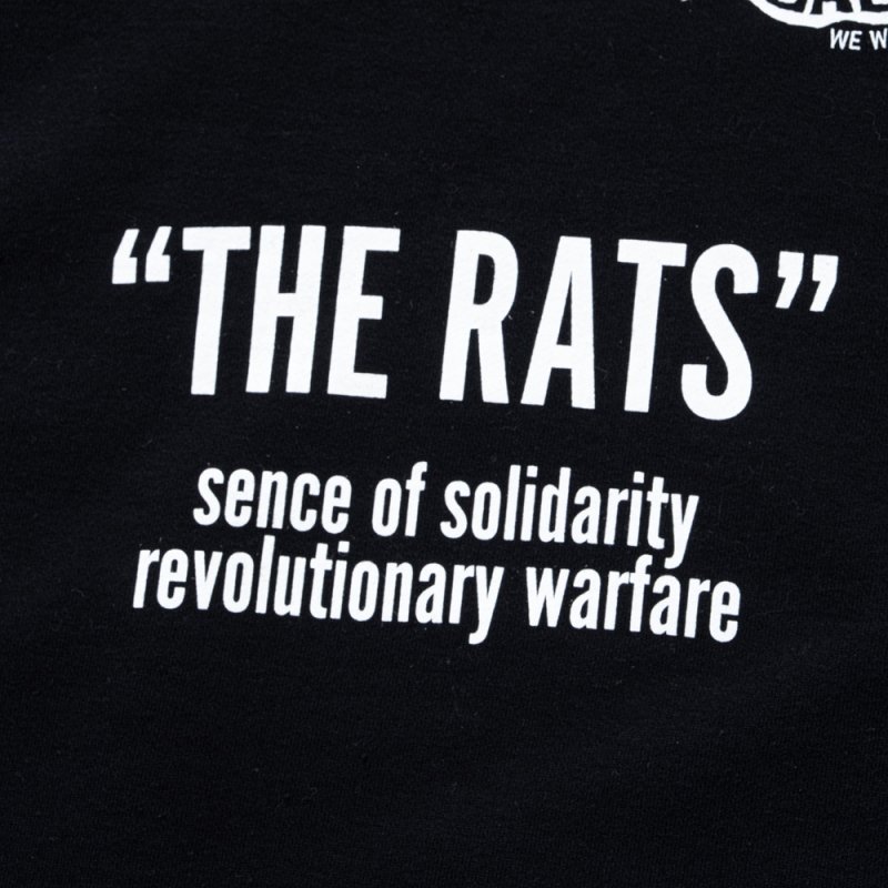 画像3: RATS/CRAZY CREW NECK SWEAT（BLACK）［クレイジークルーネックスウェット-25秋冬］