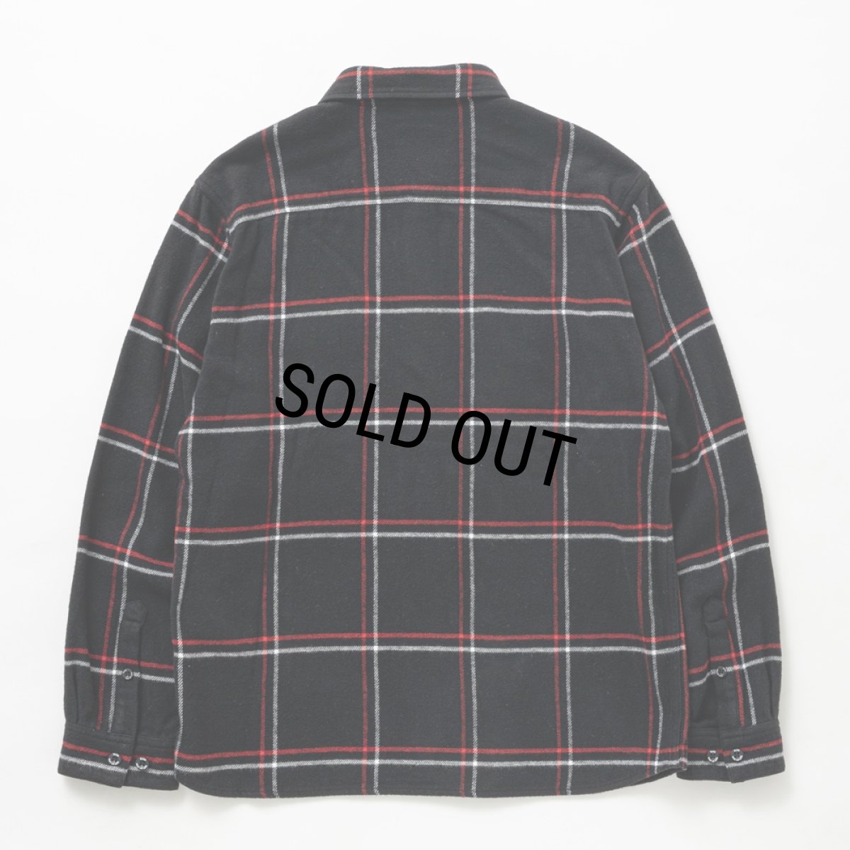 画像2: RATS/COTTON FLANNEL CHECK SHIRT（BLACK/RED CHECK）［コットンフランネルチェックシャツ-25秋冬］ (2)