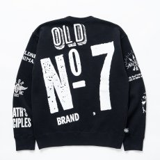 画像2: RATS/CRAZY CREW NECK SWEAT（BLACK）［クレイジークルーネックスウェット-25秋冬］ (2)