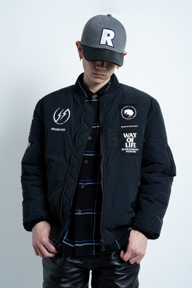 画像3: RATS/COTTON FLANNEL CHECK SHIRT（BLACK/BLUE CHECK）［コットンフランネルチェックシャツ-25秋冬］