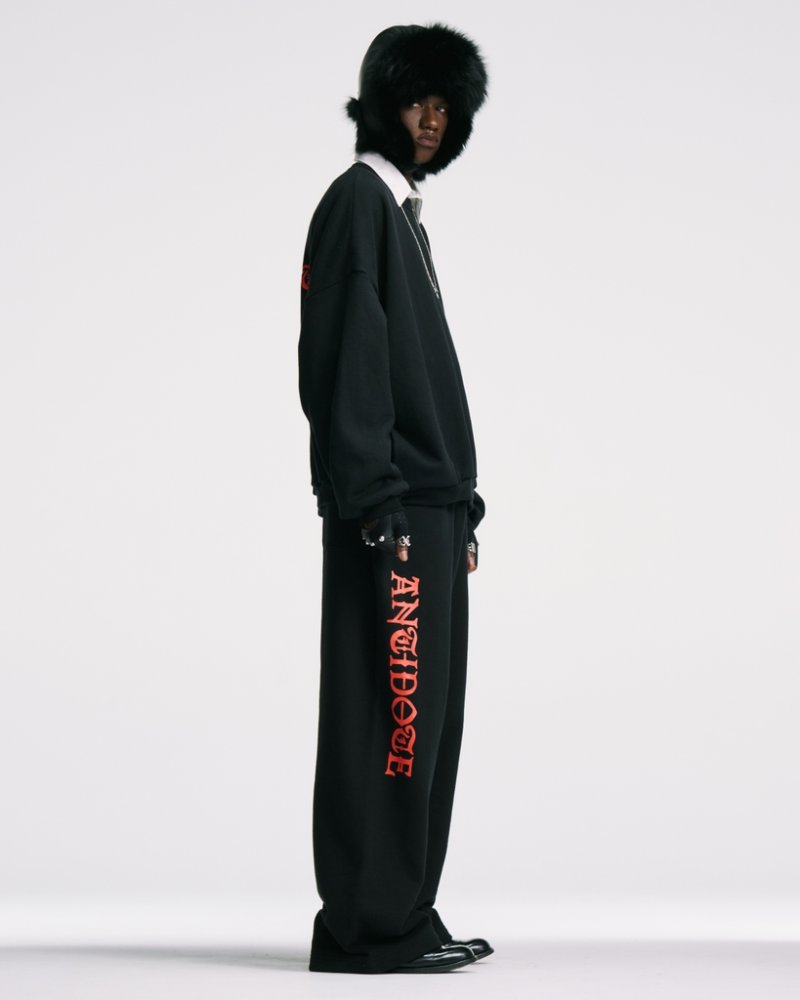 画像3: ANTIDOTE BUYERS CLUB/Over Sized Logo Sweat Pants(Black)